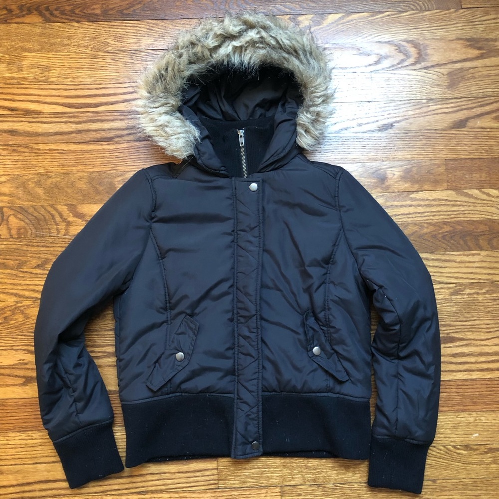 BP Nordstrom winter fur puffer coat